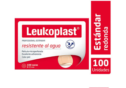 Curas Leukoplast Standar Redonda 100 Und