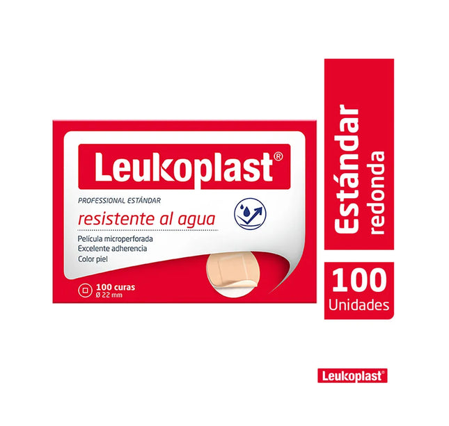 Curas Leukoplast Standar Redonda 100 Und