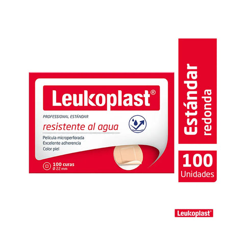 Curas Leukoplast Standar Redonda 100 Und