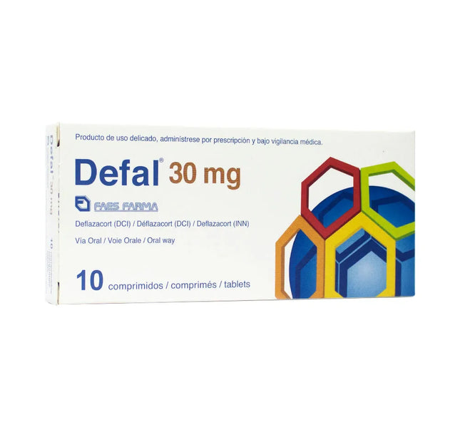 Defal 30 Mg 10 Comprimidos