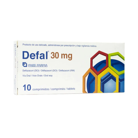 Defal 30 Mg 10 Comprimidos