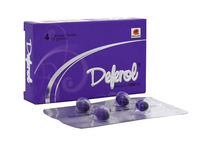 Deferol 14000 Ui  4 Capsulas