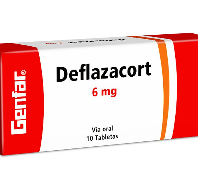 Deflazacort 6 Mg 10Tabletas Gf