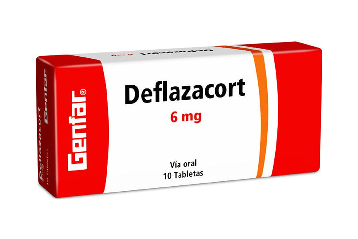 Deflazacort 6 Mg 10Tabletas Gf