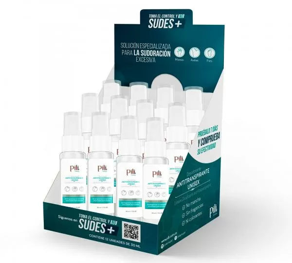Desodorante Antitranspirante Pili 30 Ml 12 Und