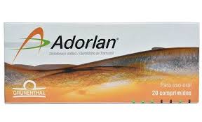 Adorlan 25 Mg 20 Capsulas