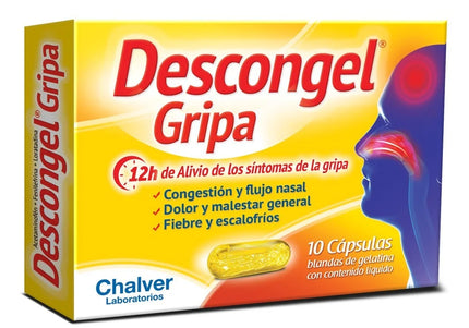 DESCONGEL GRIPA 10 CAP.BLANDA GELATIN.