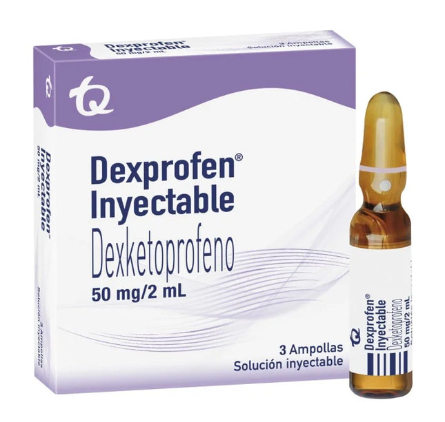Dexprofen 50 Mg 2Ml Inyectable Caja 3Amp