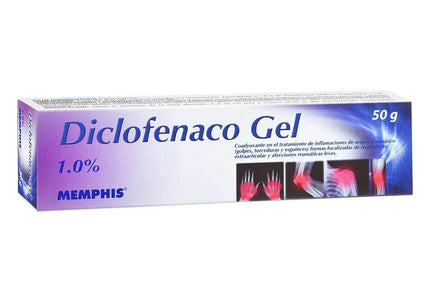Diclofenaco 1% Gel 50 Gr Mp