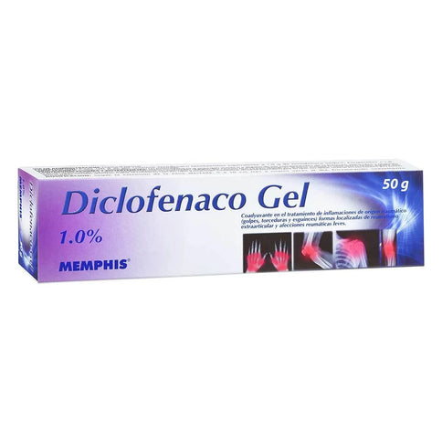 Diclofenaco 1% Gel 50 Gr Mp