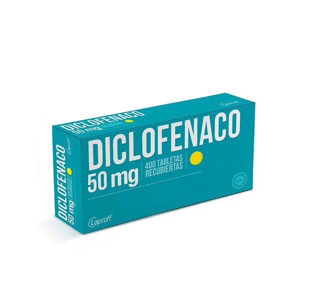 Diclofenaco 50 Mg 400 Tabletas