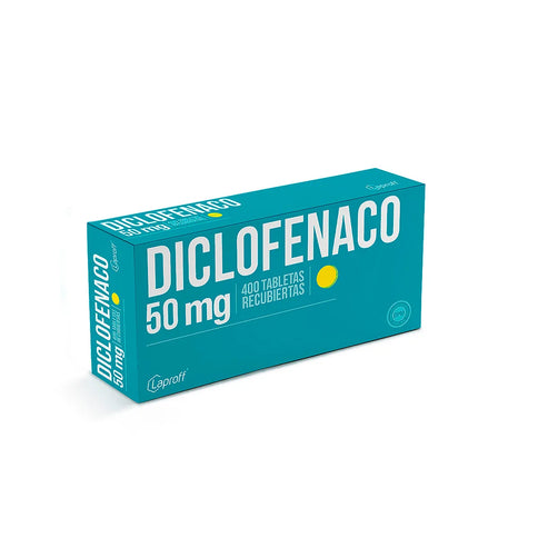 Diclofenaco 50 Mg 400 Tabletas