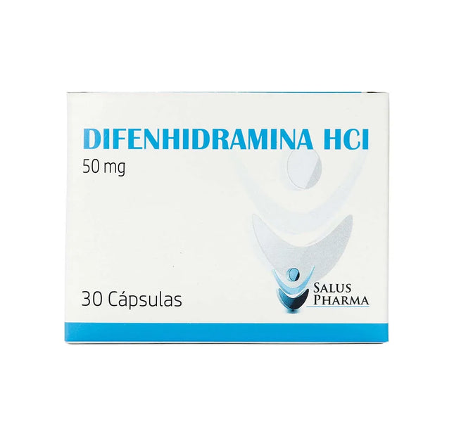 DIFENHIDRAMINA CLORHIDRATO 50MG 30CAP