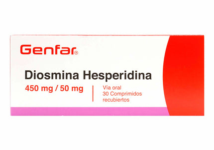 Diosmina Hesperidina 450/50Mg 30Tbs Gf