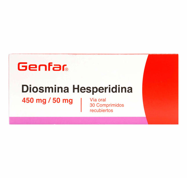 Diosmina Hesperidina 450/50Mg 30Tbs Gf
