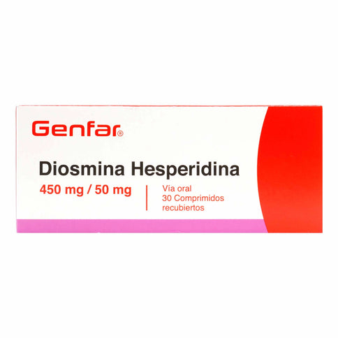 Diosmina Hesperidina 450/50Mg 30Tbs Gf
