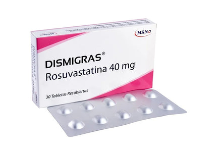 Dismigras 40 Mg 30 Tabletas