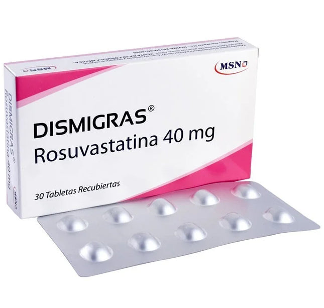 Dismigras 40 Mg 30 Tabletas