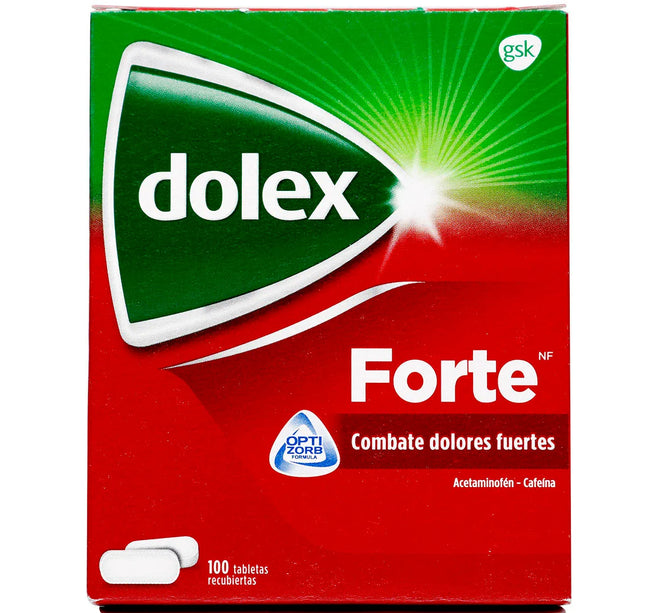 Dolex Forte 500 Mg 100 Tbs