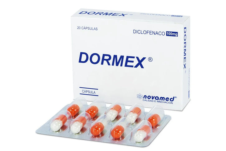 Diclofenaco Sodico Dormex 100 Mg 20 Caps