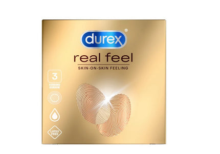 PRESERVATIVO DUREX REAL FEEL  3 UND