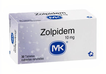 Zolpidem 10 Mg 30 Tabletas Mk
