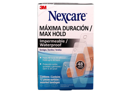 Banditas Nexcare Max Hold 12 Unidades