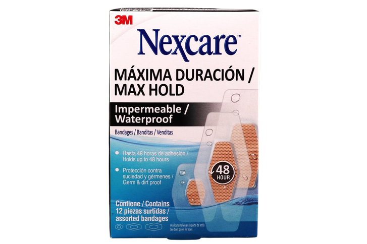 Banditas Nexcare Max Hold 12 Unidades