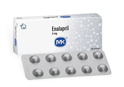 Enalapril 5 Mg 50 Tabletas Mk
