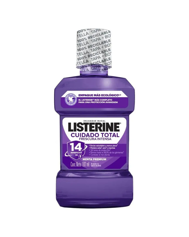 LISTERINE CUIDADO TOTAL 180 ML