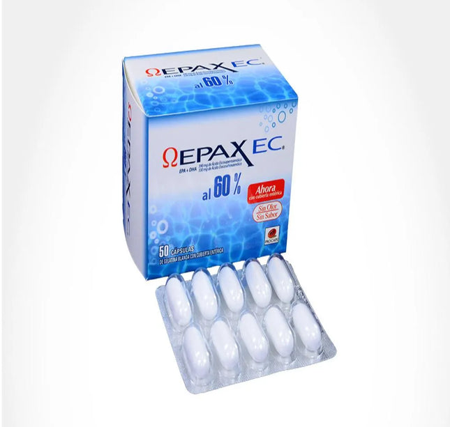 Epax 720 Mg Ec 50 Capsulas