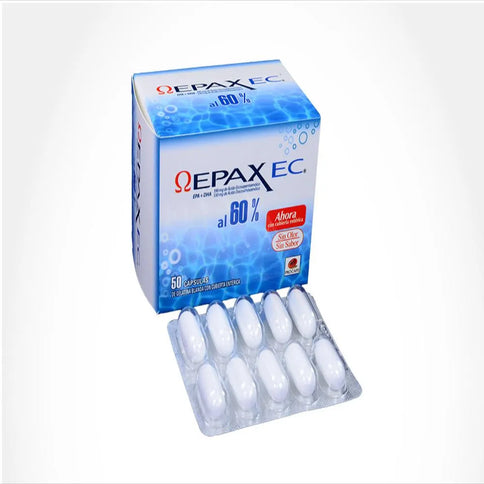Epax 720 Mg Ec 50 Capsulas