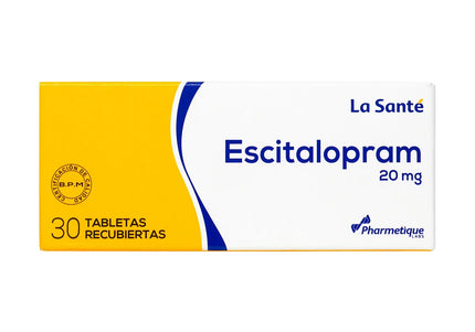 Escitalopram 20 Mg 30 Tabs LS