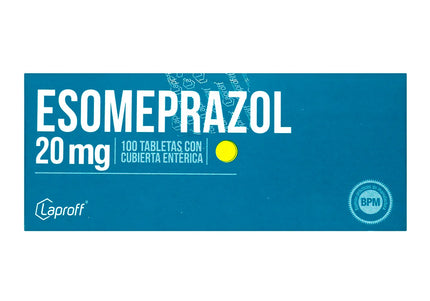 Esomeprazol 20 Mg 100 Tbs