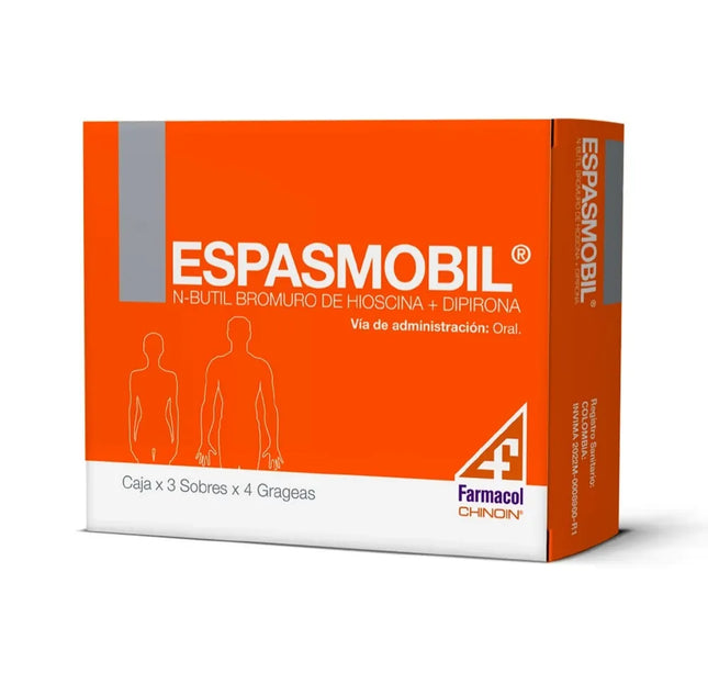Espasmobil 3 Sobres 4 Tabletas