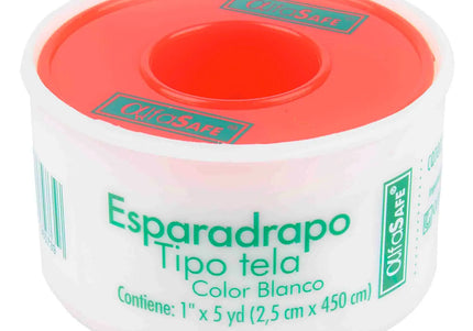 EsparadrapoTela Alfa Blanco 1X5 Yardas