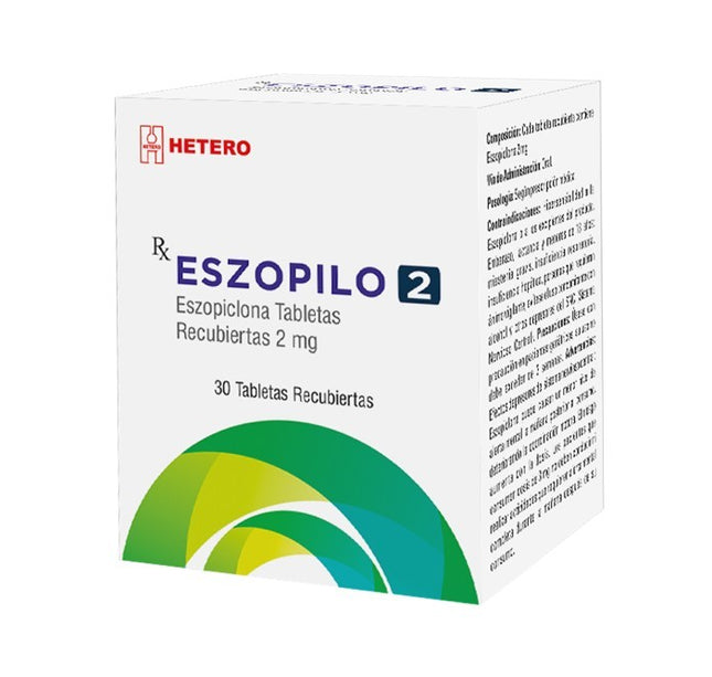 Eszopilo 2 Mg 30 Tabletas