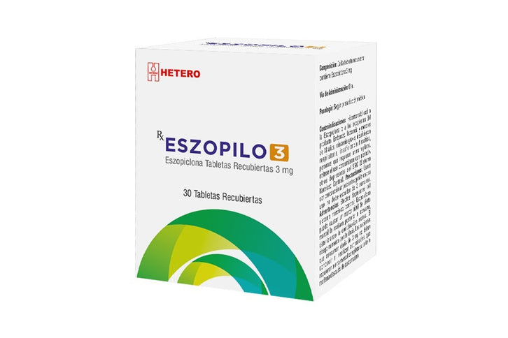 Eszopilo 3 Mg 30 Tabletas
