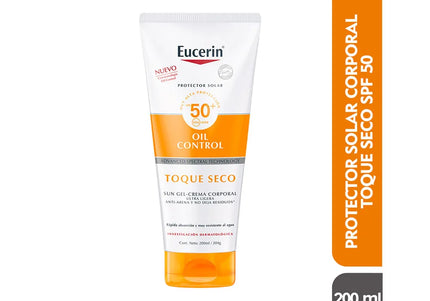 Eucerin Solar Toque Seco Cor.200 Ml