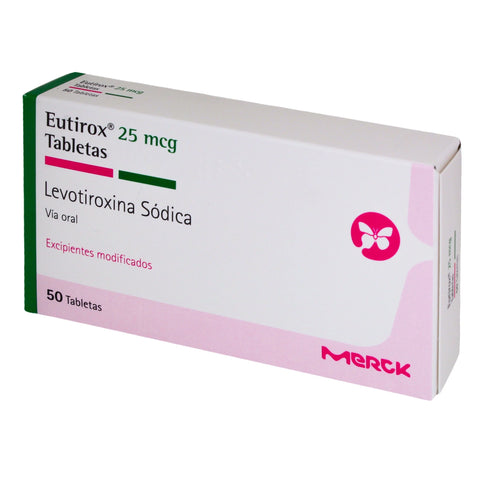Eutirox 25 Mcg 50 Tabletas