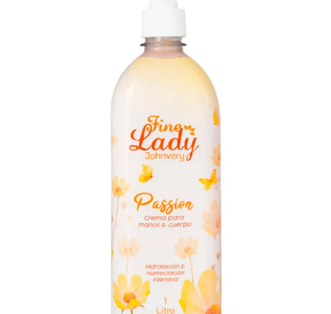 Crema Mano Cuerpo Fine Lady Passion 1000 Ml