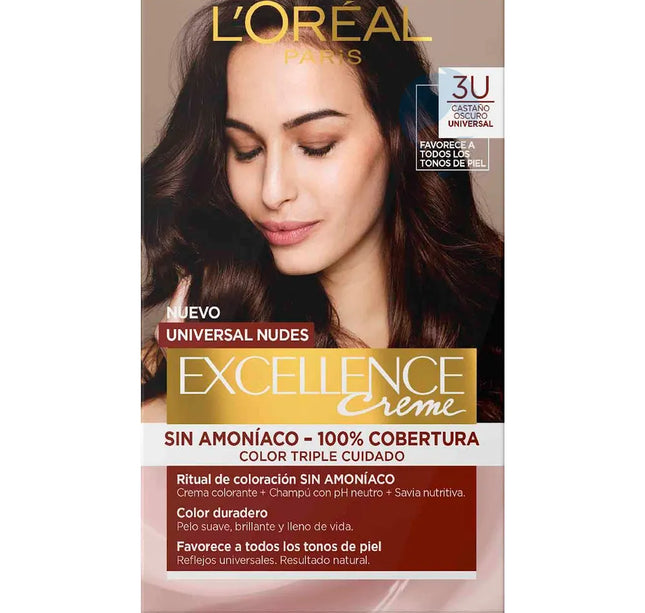 Excellence Sin Amoniaco 3U Castaño Oscuro