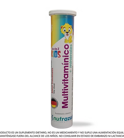 Az Kids Multivitaminas + Minerales Tubo