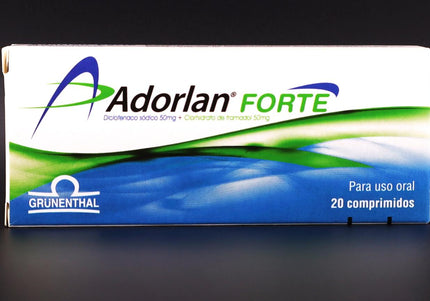 Adorlan Forte 50 Mg / 50 Mg  20 Tabletas