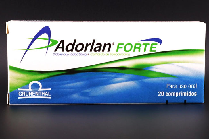 Adorlan Forte 50 Mg / 50 Mg  20 Tabletas