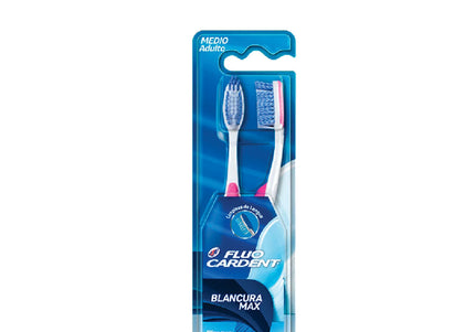 2 Cepillo Fluocardent Blancura Max Pack