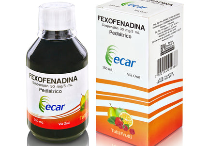 Fexofenadina 30Mg/5Ml Jarabe 150 Ml Ecar