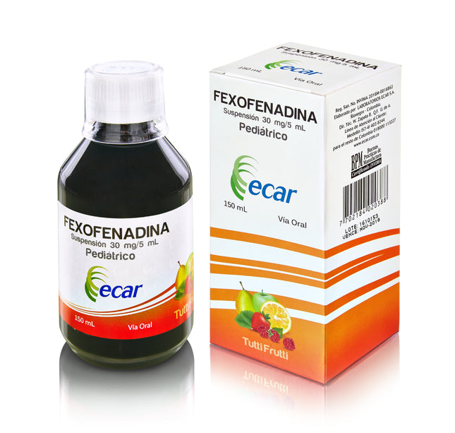 Fexofenadina 30Mg/5Ml Jarabe 150 Ml Ecar