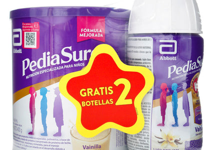 Pediasure Vainilla 400Gr Gts 2 Pediasure Liquido 220 Ml