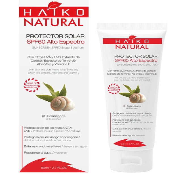 Protector Solar Spf 60 Tubo 80 Gr Haiko